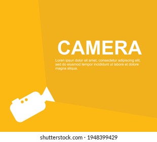 design about camera icon illustration