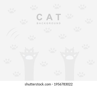 design about cat background illustration