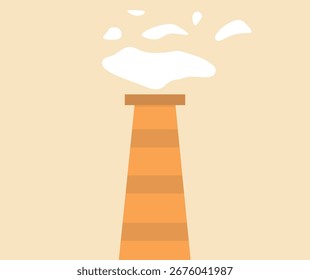 design sobre conceito de ícone de chaminé