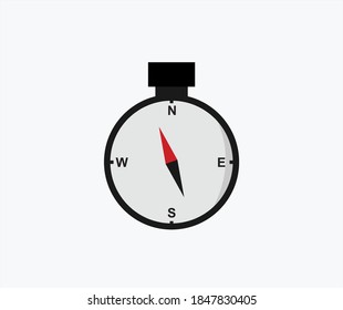 design about compass icon illustration