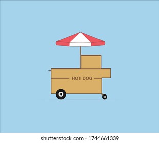 design about hot dog carts