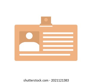 design about id card icon