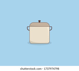 design about illustration of cooking pot
