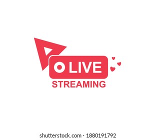 design about illustration Live streaming background