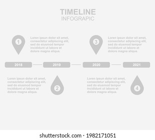 diseño del fondo de la línea de tiempo de infografía