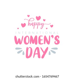 design about International Woman day , 8 march.  vector illustration. 