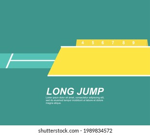 design about long jump field