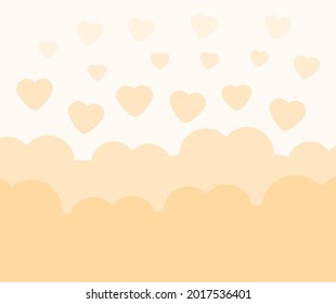 design about love background illustration