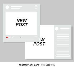 design about the new post illustration