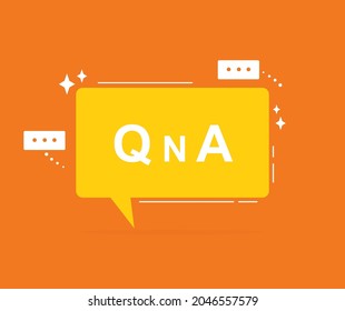 Design About Qna Background Illustration