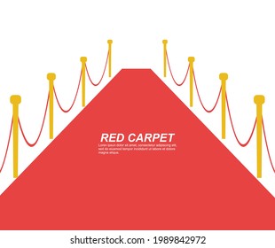 design about red carpet background