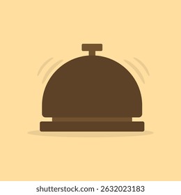 Diseño sobre icono de campana simple