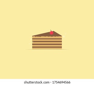 Design über einfache Kuchenillustrationen