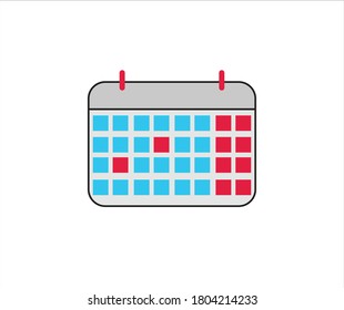 design about simple calendar icon