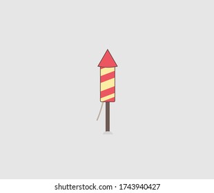 design about simple firecracker icons