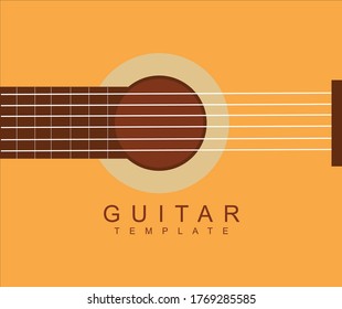 design about simple guitar templates that are just right for music designs