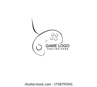 design about simple joystick logos