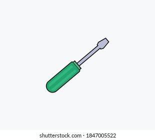 design about simple screwdriver icon