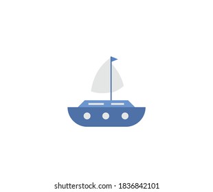 design about a simple ship icon