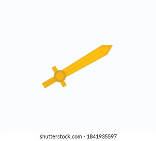 diseño sobre icono de espada simple
