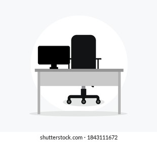 design about simple workbench icon