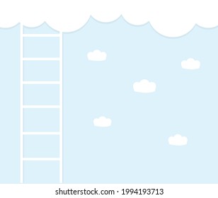 design about stairs to the clouds