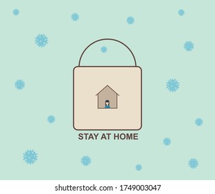 design about stay at home