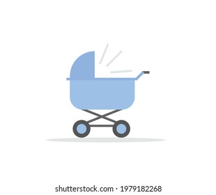 design about stroller icon illustration