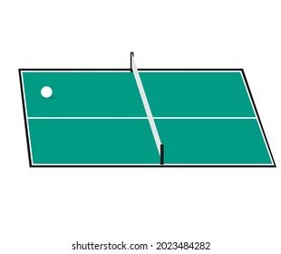 design about table tennis illustration