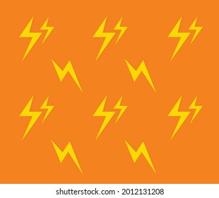design about Thunder seamless pattern background