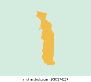 design about togo country maps icon illustration