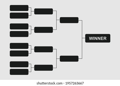 design about the tournament schedule illustration