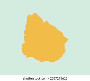 design about uruguay country maps icon illustration
