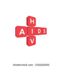 Design about World AIDS Day in Vector Illustration