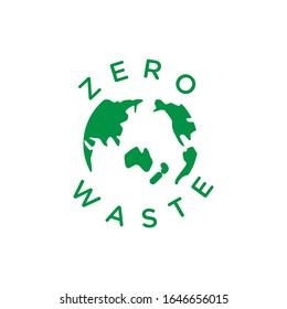 Design about zero waste lifestyle in vector illustration, eco friendly concept