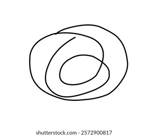 Design abstract art circle vector illustration