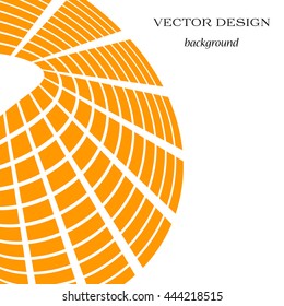 Design abstract background. Geometric gold objects.