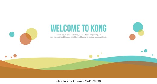 Design Abstract background for header website