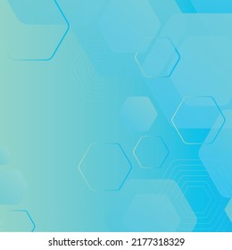 Design abstract background illustration hexagon concept