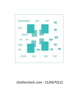 design abstract blue background like a code