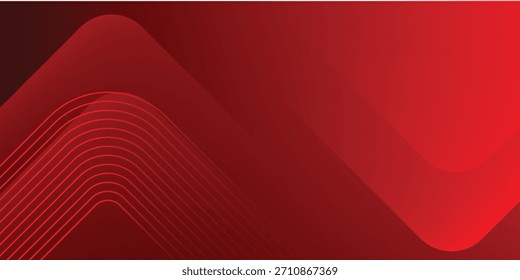 Diseño abstracto de fondo geométrico de línea roja oscura. Composición de Formas dinámicas. Diseño de fondo fresco para carteles. 
