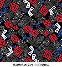 Design abstract dark spiral square wallpaper or background by HK4215