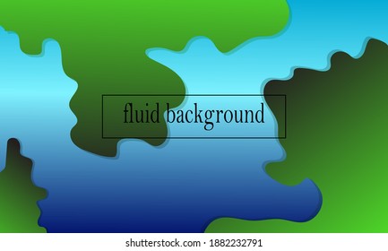 design abstract fluid blue green background