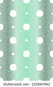 Design With Abstract Geometric eamless Pattern With Decorative Element. Vector Illustration