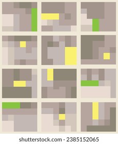 Design Abstract geometric. Seamless Vector Pattern.