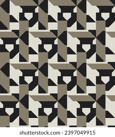 Design Abstract geometric. Seamless Vector Pattern.