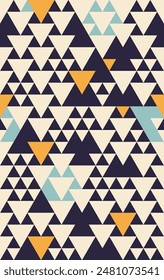 Design Abstract geometric. Seamless Vector Pattern.