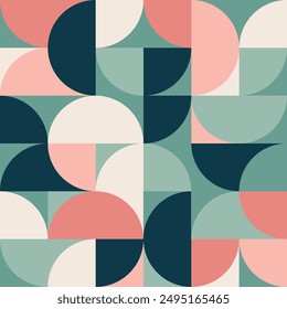 Diseño Abstractas Geométrico. Patrón de Vector sin costuras.