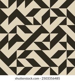 Design Abstract geometric. Seamless Vector Pattern.