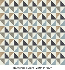 Diseño geométrico Abstractas. Patrón de Vector sin costuras.